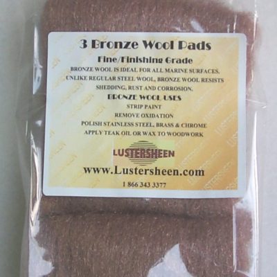 Lustersheen 8 Pad Pack Bronze Wool Grade Fine 